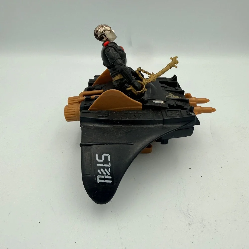 Vintage GI Joe Destro Action Figure & Despoiler Vehicle 1988 Hasbro GIJoe Toy